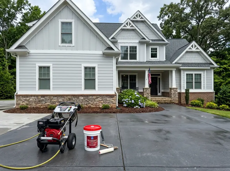 Painting services by DMS Painting And Coatings LLC in Villa Rica