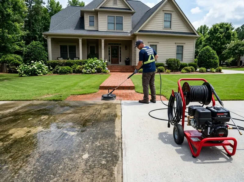 Pressure washing services in Villa Rica GA